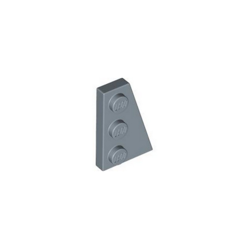 LEGO 6373307 RIGHT PLATE 2X3 W/ANGLE - SAND BLUE