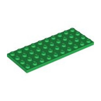 LEGO 6398657 PLATE 4X10 - DARK GREEN