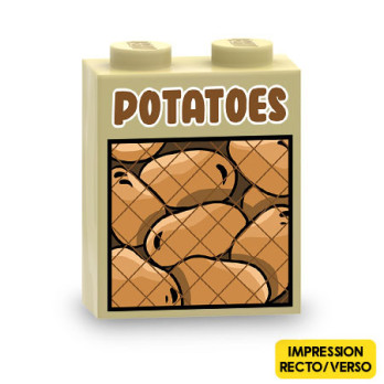 Potato bag printed on Lego®...