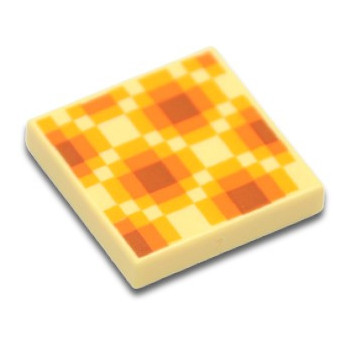 LEGO 6335367 TILE 2X2 PRINTED MINECRAFT - COOL YELLOW