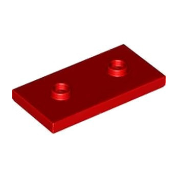 LEGO 6393344 PLATE LISSE 2X4 + TET - ROUGE