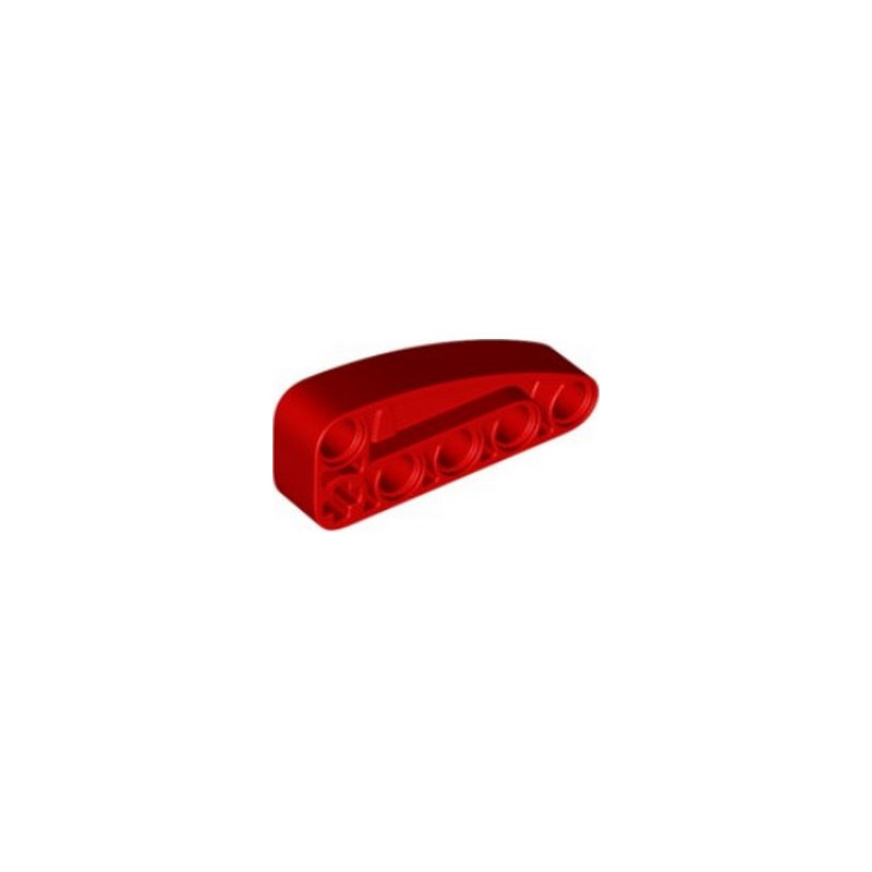 LEGO 6407068 SHELL 5X2 W/ CROSSHOLE - RED