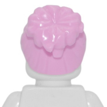 LEGO 6365025 CHEVEUX CHIGNON  -  ROSE CLAIR