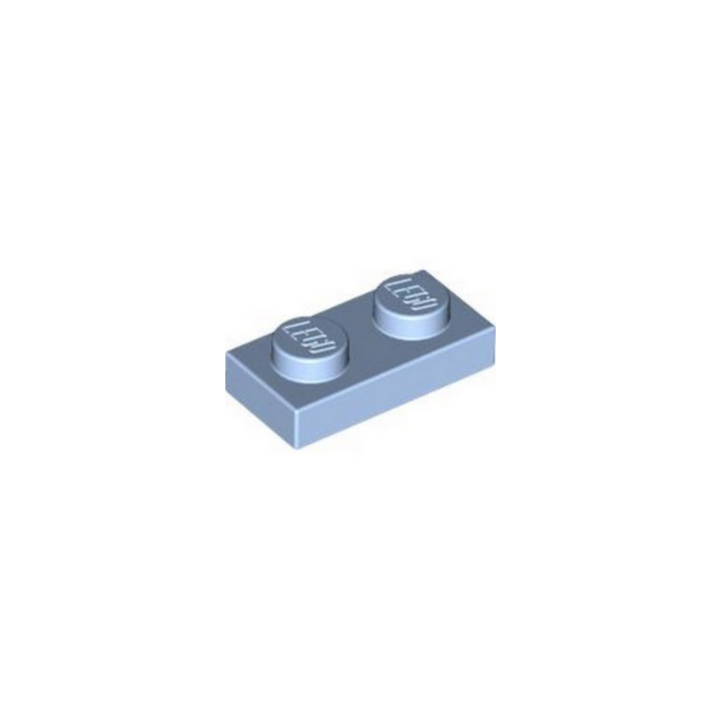 LEGO 6362254 PLATE 1X2 - LIGHT ROYAL BLUE
