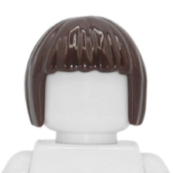 LEGO 6266865 WOMEN HAIR - DARK BROWN