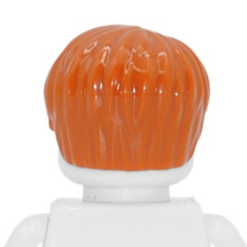 LEGO 4621158 MAN HAIR - DARK ORANGE