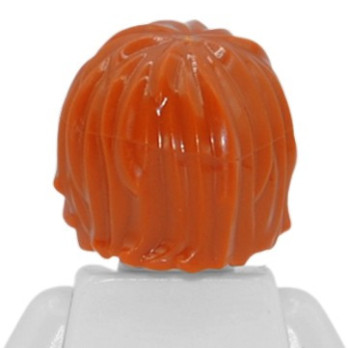 LEGO 6093518 MAN HAIR - DARK ORANGE