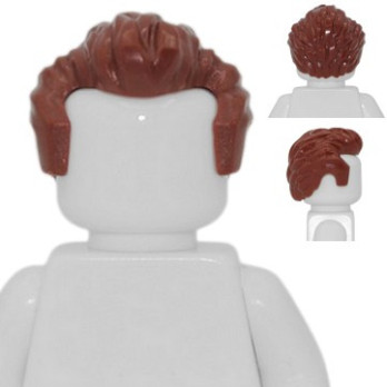 LEGO 6123038 MAN HAIR - REDDISH BROWN