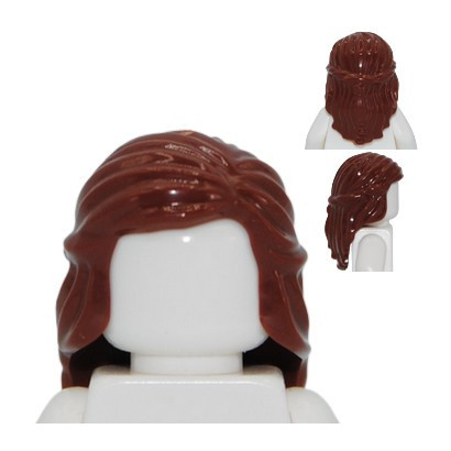 LEGO 4506003 LONG WOMAN HAIR - REDDISH BROWN