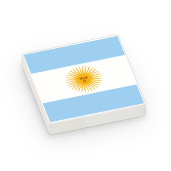 Argentina flag printed on...