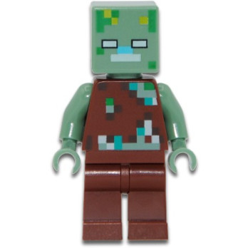 Minifigure Lego®  Minecraft - Drowned Zombie