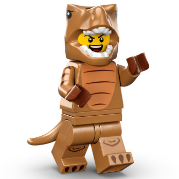 Figurine Lego® Série 24 - Le fan en costume de T-Rex