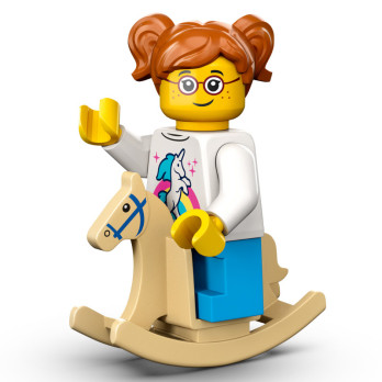 Figurine Lego® Série 24 - La cavalière de cheval à bascule