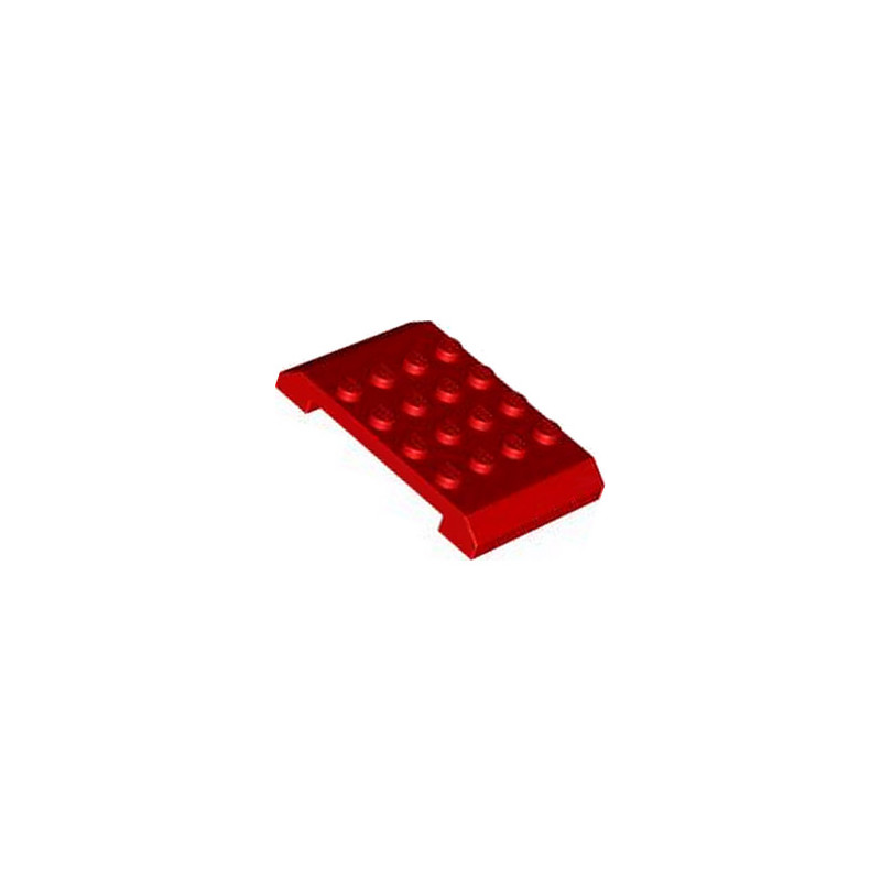 LEGO 6431017 SHELL, 4X6X2/3 - ROUGE