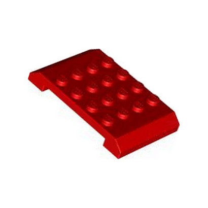 LEGO 6431017 SHELL, 4X6X2/3 - RED