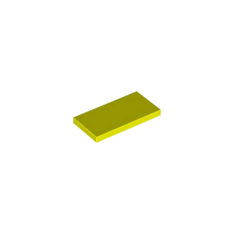 LEGO 6432185 PLATE LISSE  2X4 - VIBRANT YELLOW
