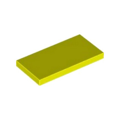 LEGO 6432185 PLATE LISSE  2X4 - VIBRANT YELLOW