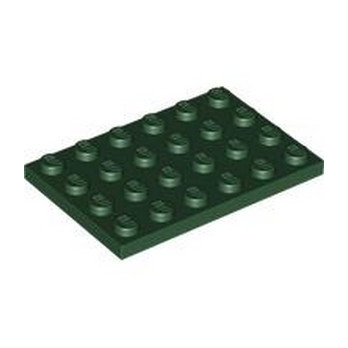 LEGO 6266737 PLATE 4X6 - EARTH GREEN