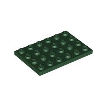 LEGO 6266737 PLATE 4X6 - EARTH GREEN