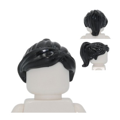 LEGO 6365482 WOMAN HAIR - BLACK