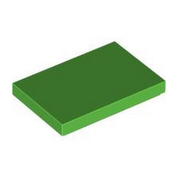LEGO 6406357 PLATE LISSE 2X3 - BRIGHT GREEN