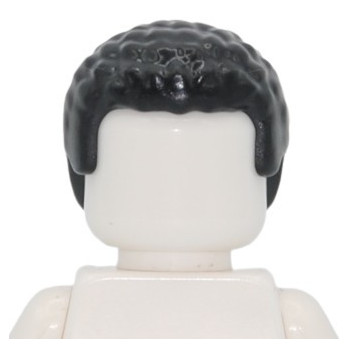 LEGO 6122096 MAN HAIR - BLACK