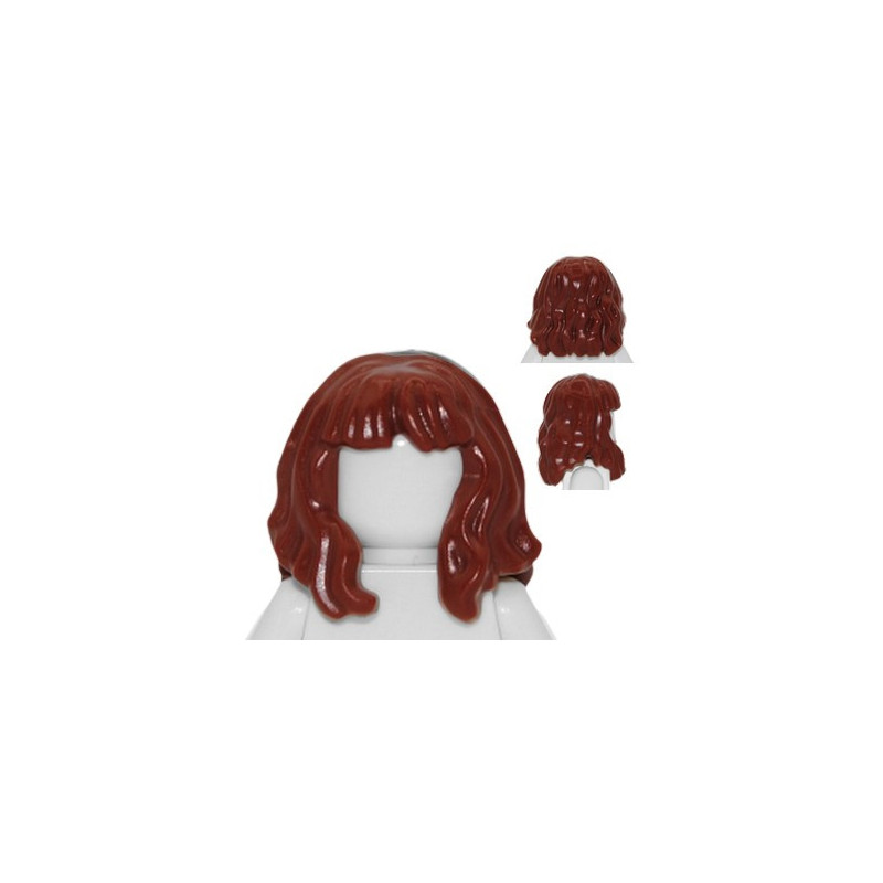 LEGO 6403106 WOMAN HAIR -  REDDISH BROWN