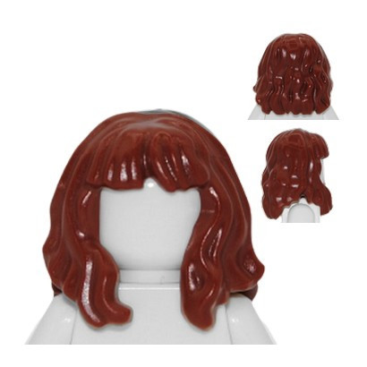 LEGO 6403106 WOMAN HAIR -  REDDISH BROWN