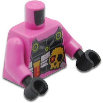 LEGO 6283989 PRINTED TORSO - DARK PINK