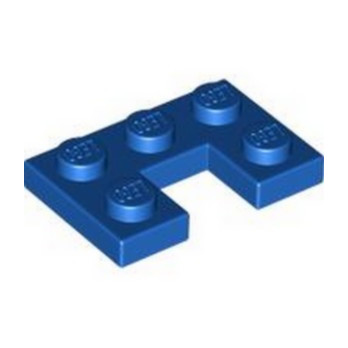 LEGO 6431782 PLATE 2X3, W/ CUT OUT - BLUE