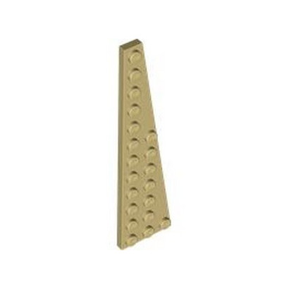 LEGO 6358289 RIGHT PLATE W/ ANGLE 3X12 - TAN