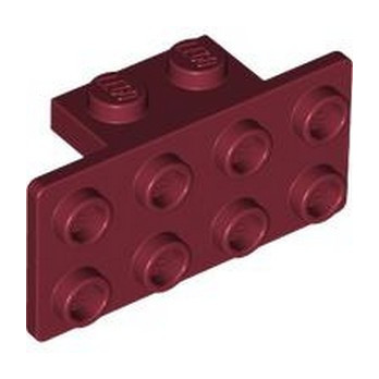 LEGO 6264035 ANGLE PLATE 1X2 / 2X4 - NEW DARK RED