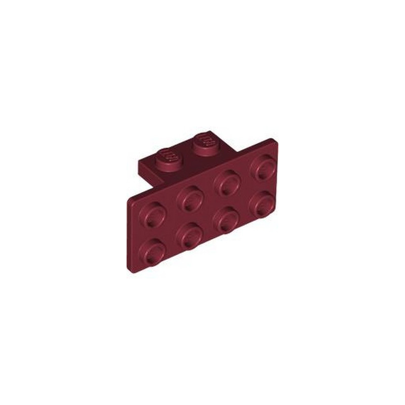 LEGO 6264035 ANGLE PLATE 1X2 / 2X4 - NEW DARK RED