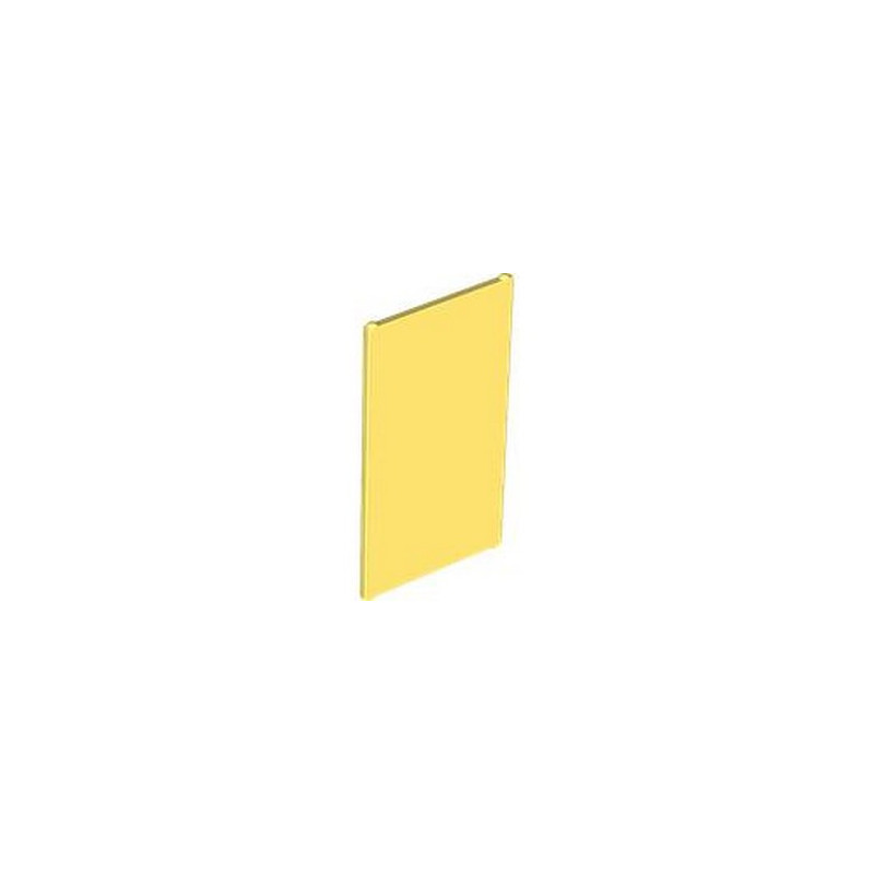 LEGO 6377012 GLASS FOR FRAME 1X4X6 - COOL YELLOW