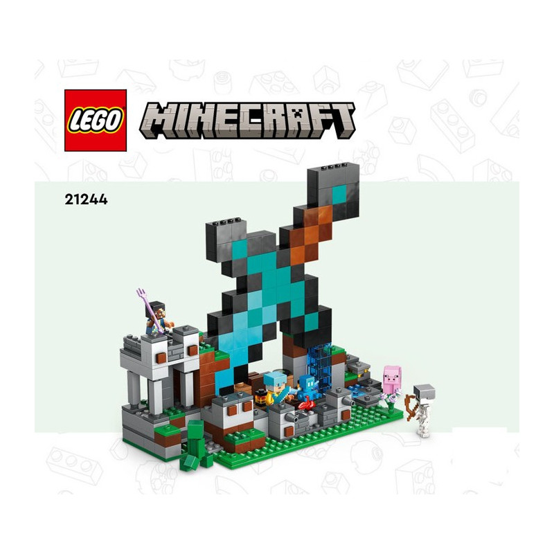 Instruction Lego Minecraft 21244