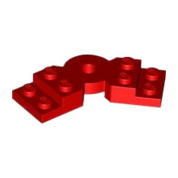 LEGO 6375427 PLATE, ROTATED, 45 DEG. - ROUGE