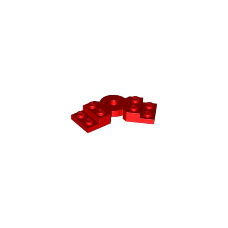 LEGO 6375427 PLATE, ROTATED, 45 DEG. - RED