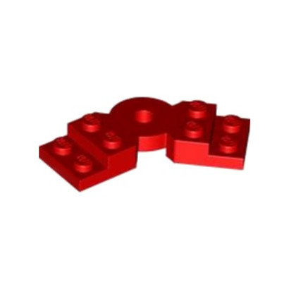 LEGO 6375427 PLATE, ROTATED, 45 DEG. - RED