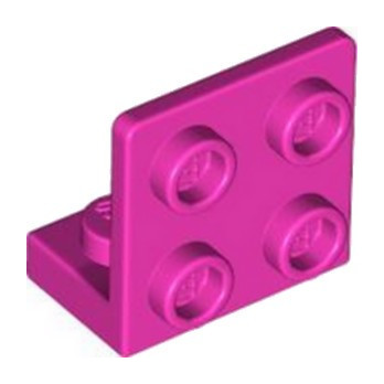 LEGO 6422440 ANGULAR PLATE 1.5 BOT. 1X2 2x2 - DARK PINK