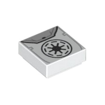 LEGO 6405190 TILE 1X1 PRINTED STAR WARS - WHITE