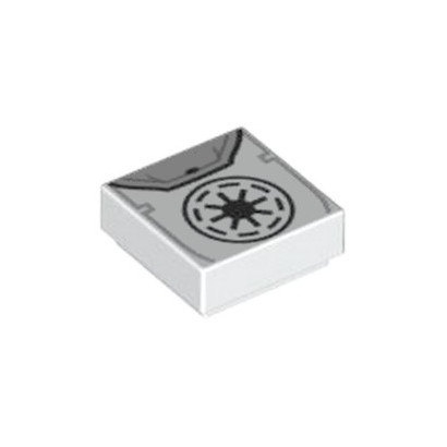 LEGO 6405190 TILE 1X1 PRINTED STAR WARS - WHITE