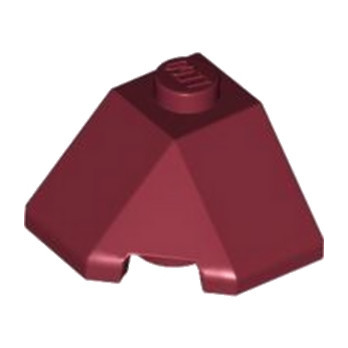 LEGO 6426640 ROOF TILE 2X2X1 45° - NEW DARK RED