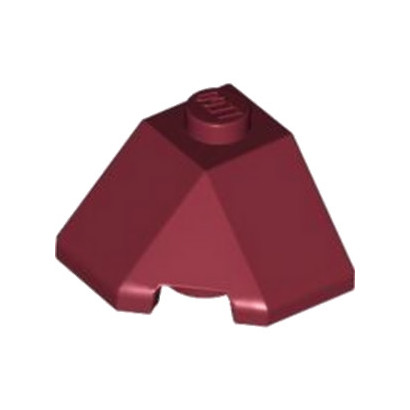 LEGO 6426640 ROOF TILE 2X2X1 45° - NEW DARK RED