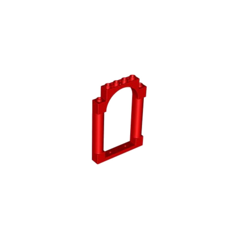 LEGO 6423005 WALL 1X6X7 WITH ARCH - RED