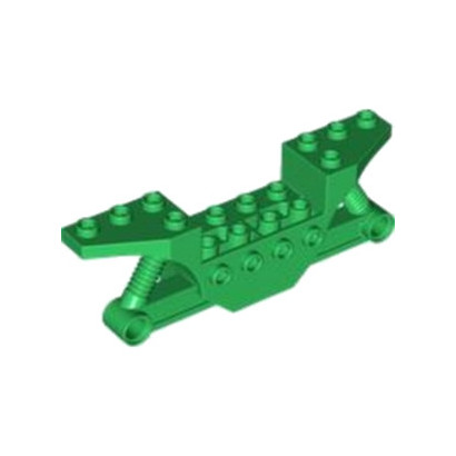 LEGO 6424353 CHASSIS VEHICULE, W/4.85 HOLE - DARK GREEN
