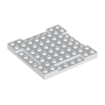 LEGO 6425973 PLATE 8X8 x 2/3 - BLANC