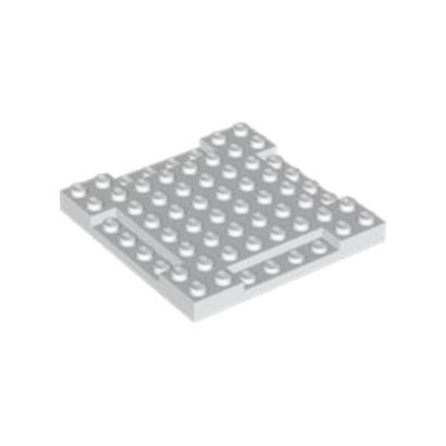 LEGO 6425973 PLATE 8X8 x 2/3 - WHITE
