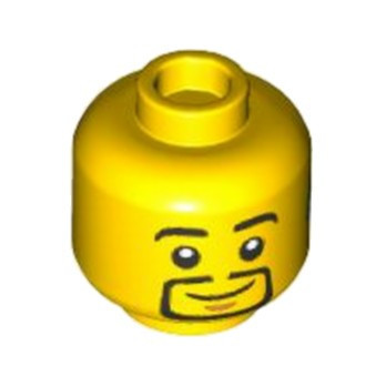 LEGO 6419095 MAN HEAD - YELLOW