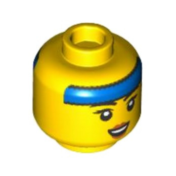 LEGO 6419101 WOMAN HEAD (2 FACES) - YELLOW