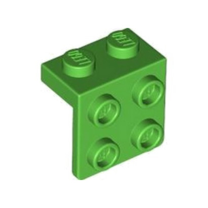 LEGO 6424626 ANGLE PLATE 1X2  2X2 - BRIGHT GREEN